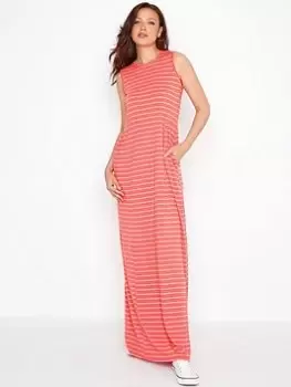 Image of Long Tall Sally Pink Stripe Maxi Dress, Pink, Size 20, Women