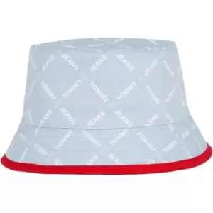 Image of Tommy Jeans Tjw Item Reversible Bucket Hat - Blue