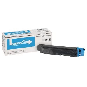 Image of Kyocera TK5160C 1T02NTCNL0 Cyan Laser Toner Ink Cartridge