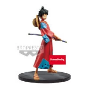 Image of Banpresto One Piece Monkey D. Luffy The Grandline Men Wanokuni DXF Statue