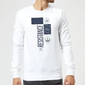 Image of Star Wars The Resistance White Sweatshirt - White - L