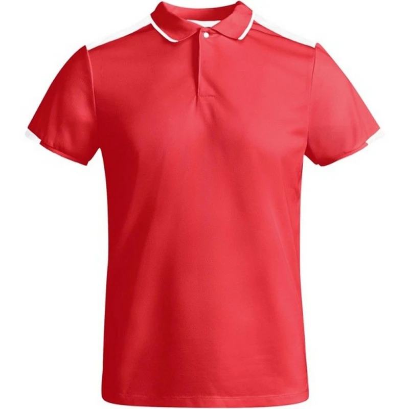 Image of ROLY ROLY Men Tamil Short-Sleeved Polo Shirt in Red Size: Small Red S Male 5063574003902