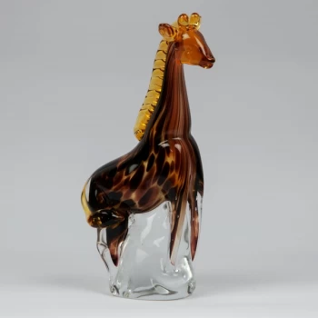 Image of Objets d'Art Glass Ornament - Giraffe