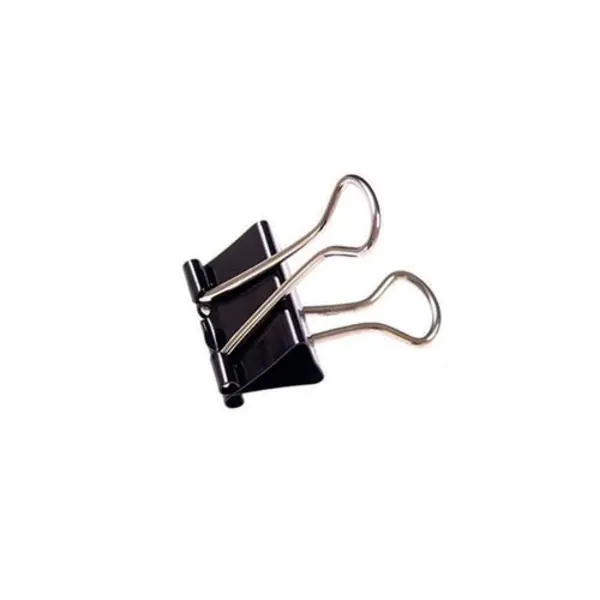 Image of Unbranded Foldback Clip 32mm Black (Pack of 100) 23081 WS23081