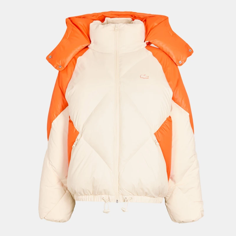 Image of Lacoste Womens P Quilted Thermal Heavyweight Puffer Jacket Lapland/Buoy female 10 (38)