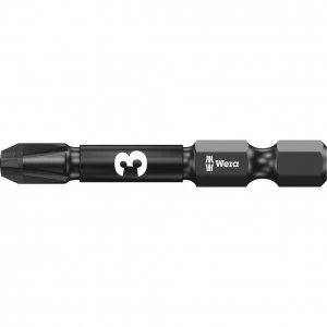 Image of Wera Impaktor Pozi Screwdriver Bits PZ3 50mm Pack of 5