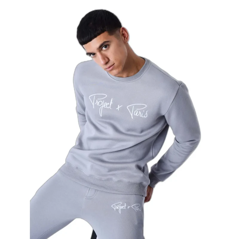 Image of Project X Paris Sweatshirt Crewneck Project X Paris Gris Unisex S