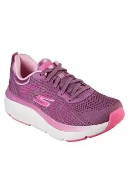 Image of Skechers Max Cushioning Delta Trainers, Pink, Size 3, Women
