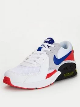 Image of Nike Air Max Excee Junior Trainers - White/Blue/Red