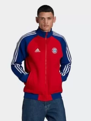 Image of adidas Fc Bayern Tiro 21 Anthem Jacket, Red/Black, Size L, Men