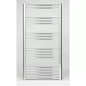 Image of Towelrads Hamilton Curved Towel Radiator, 1200x500mm - Chrome