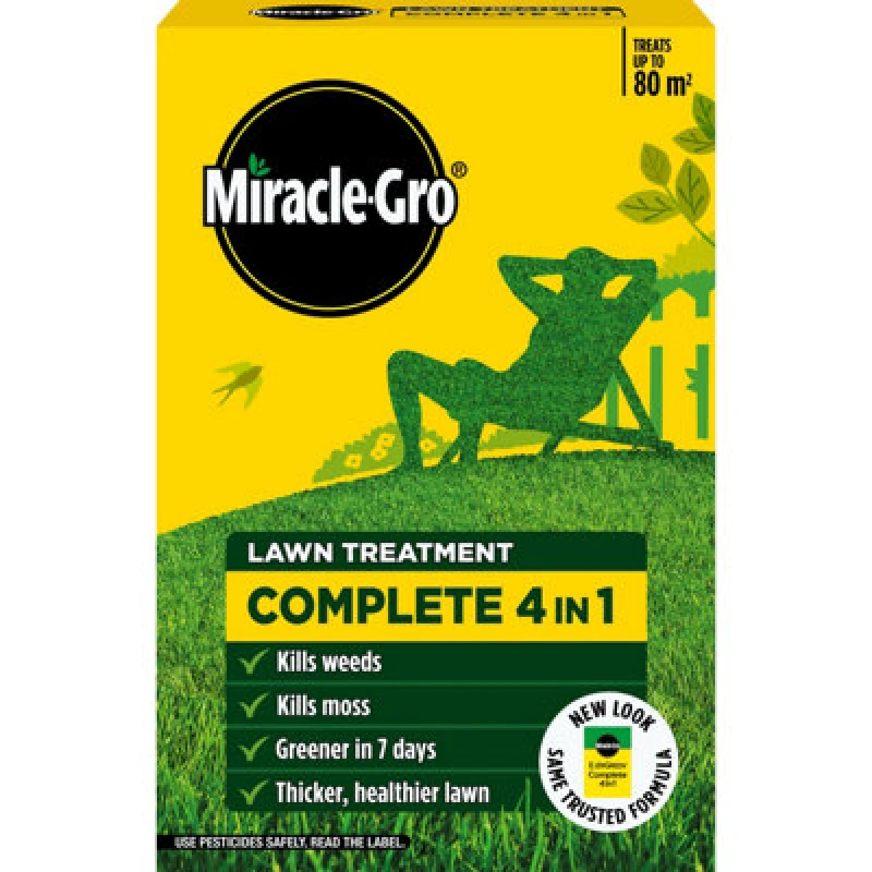 Image of Miracle-Gro Miracle-Gro EverGreen Complete 4 in 1 Lawn Care - 80m2