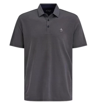 Image of Original Penguin Penguin Oxford Polo - Caviar