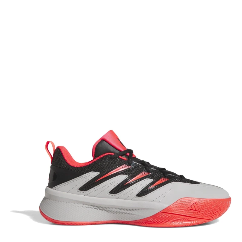 Image of adidas Unisex Kids Dame Crtd Basketball Trainers Black/Red/Grey unisex 4 (36.5)