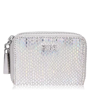 Image of Biba Double Zip Purse - Holographic