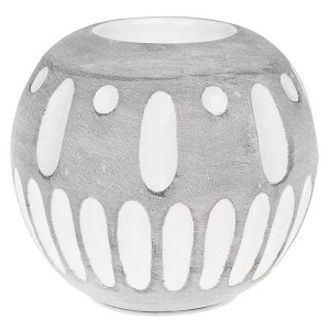 Image of Inca Grey Tealight Ball Ornament