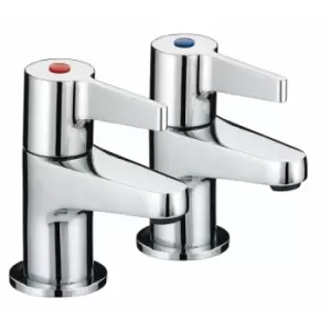 Image of Design Utility Lever Bath Taps - Chrome Plated - Bristan