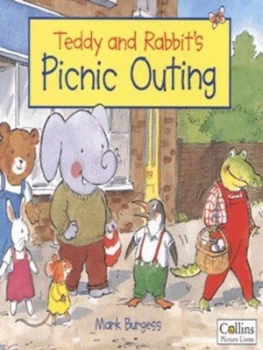 Image of Teddy and Rabbits Picnic Outing by Mark Burgess Book