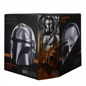 Image of Hasbro Star Wars The Black Series The Mandalorian Electronic Helmet