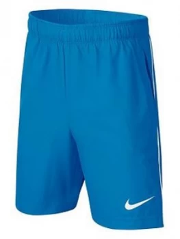 Image of Nike Sportswear Older Boys Woven Training Shorts - Blue/White, Size L, 12-13 Years