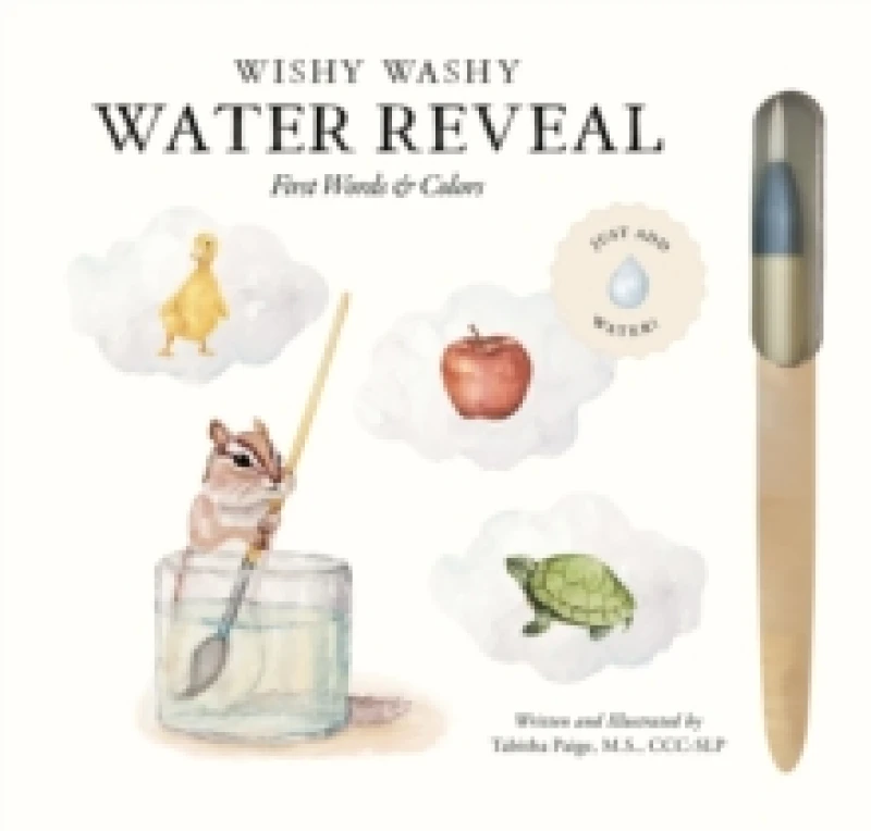 Image of Wishy Washy (Water Reveal Edition) : A Reusable Water Reveal Activity Book Teaching First Words and Colors Kit