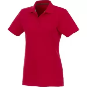 Image of Elevate Womens/Ladies Helios Short Sleeve Polo Shirt (XS) (Red)