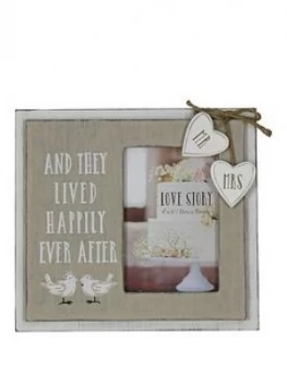 Image of Happily Ever After Wooden Photo Frame