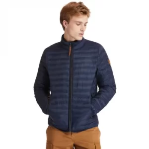 Image of Timberland Axis Peak Packaway Jacket For Men In Navy, Size M