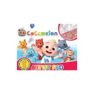 Image of Cocomelon Artist Pad - New And In Stock At Poundtoy - Colouring Books - Childrens Toys & Birthday Present Ideas