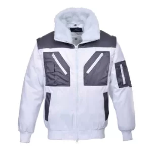 Image of Portwest PJ20 Pilot Jacket 2 Tone White XS