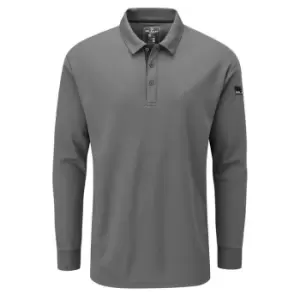 Image of Stuburt Long Sleeve Polo - Grey