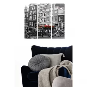 Image of MDF58148661 Multicolor Decorative MDF Painting (3 Pieces)