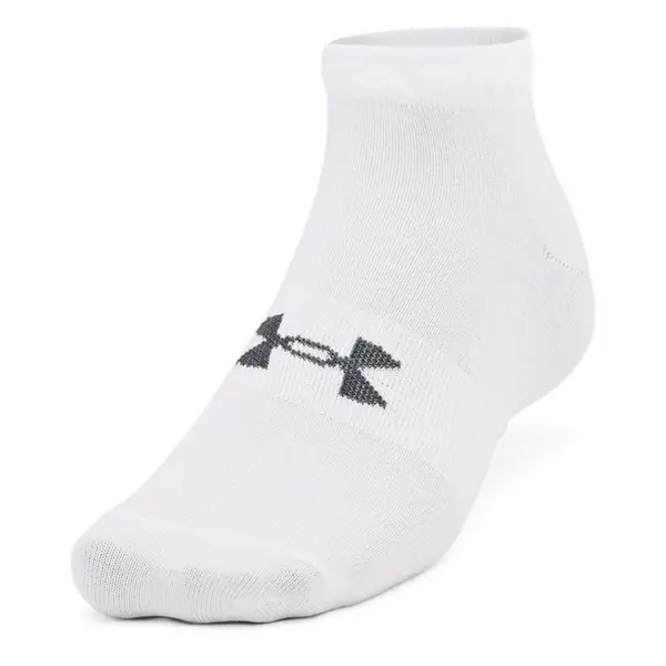 Image of Under Armour Armour 3 Pack Essential Trainer Socks Ladies - White S