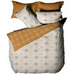 Image of Furn Atlas Duvet Cover Set (Single) (Ochre Yellow)