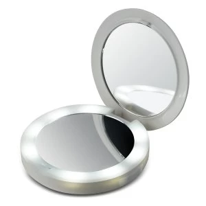 Image of HoMedics MIR150 Pretty & Powerful Charging Compact Mirror - White