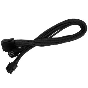 Image of Silverstone 8-Pin EPS to 4+4-Pin 30cm ATX/EPS Extension - Black