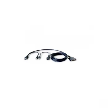 Image of PRO3 Dual Port Micro Cabling USB KVM Cable 1.8m