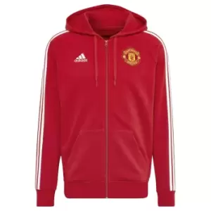Image of 2022-2023 Man Utd DNA Full Zip Hoody (Red)