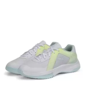 Image of Puma Varion Jnr Netball Trainers - White
