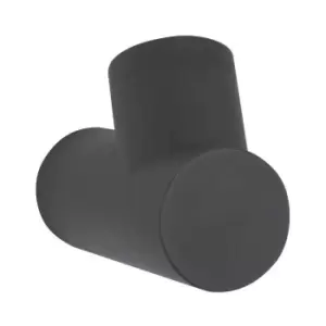 Image of Netlighting Merano Haven Outdoor Modern Wall Lamp Dark Grey Aluminium Glass Led