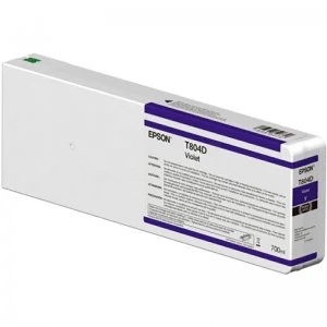 Image of Epson InkCart/T804D00 UltraChrome 700ml Tank, Violet - C13T804D00