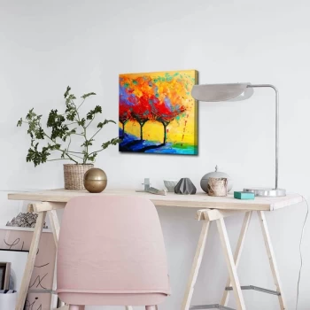 Image of 4545ABSC - 025 Multicolor Decorative Canvas Painting