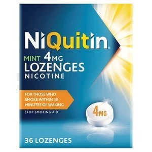 Image of Niquitin Mint 4mg Lozenges Nicotine 36 Lozenges