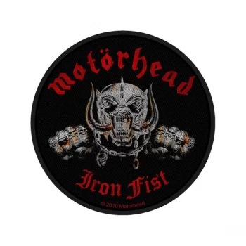 Image of Motorhead - Iron Fist/Skull Standard Patch
