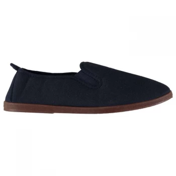 Image of Slazenger Kung Fu Ladies Canvas Shoes - Navy