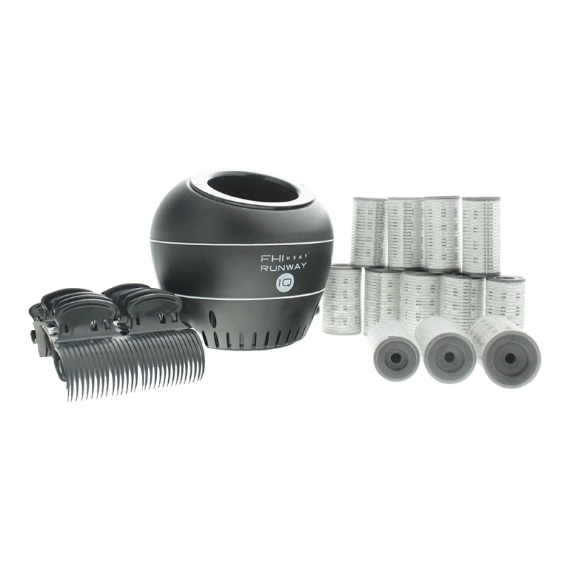 Image of Fhi Heat Runway Iq Kit: Rapid Heating Base + 4x Small/medium/large Rapid Hot Rollers + 12x Grip Clips