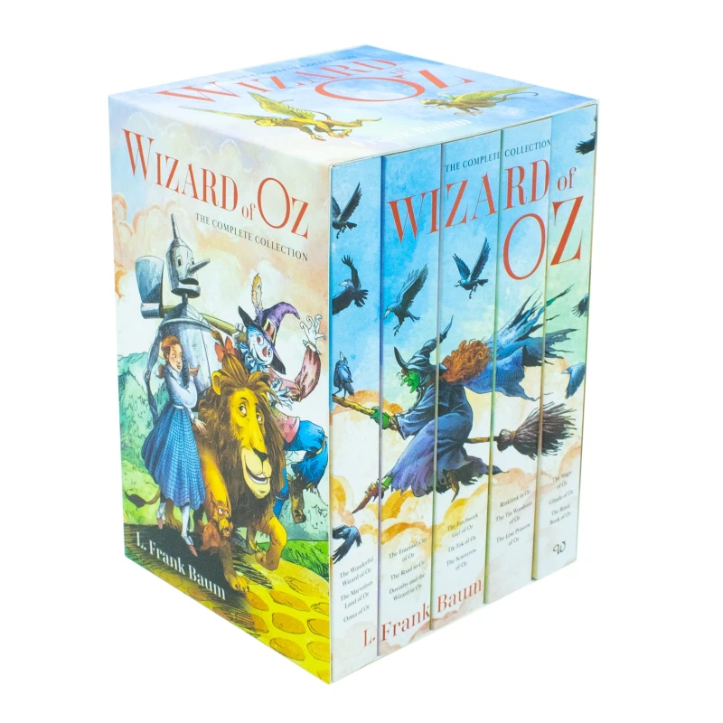 Image of Wizard of Oz Complete 15 Book Collection Box Set By L Frank Baum Classic Children's Fantasy Series L. Frank Baum Books