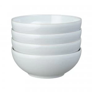 Image of Intro Stone White Set Of 4 Cereal Bowl