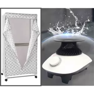 Image of Groundlevel 2 Tier Electric Clothes Dryer