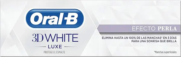 Image of Oral B 3D White Luxe Pasta dentifrica Efecto Perla Toothpaste 75ml